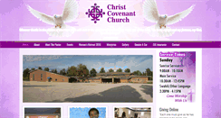 Desktop Screenshot of christcovchurch.org